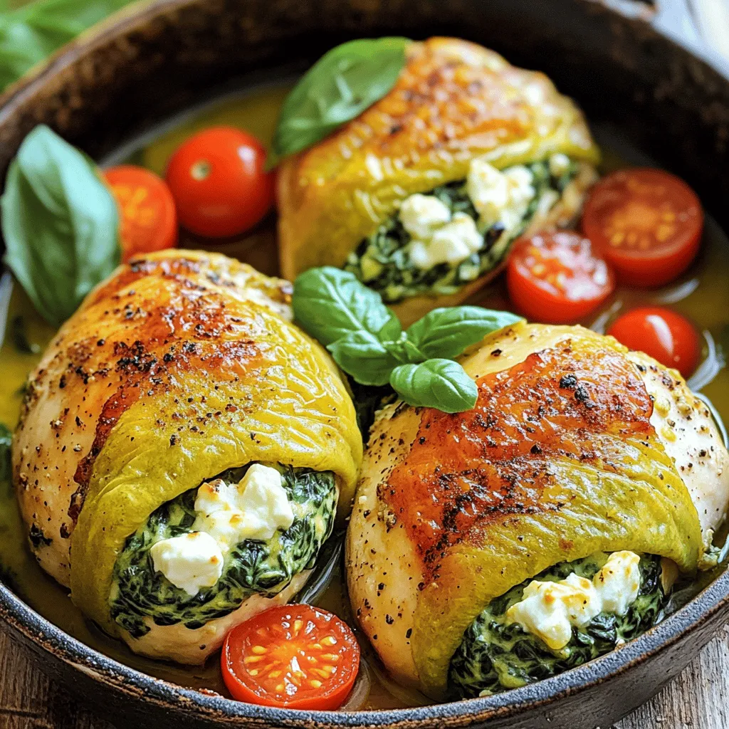 Feta Spinach Stuffed Chicken Flavorful Family Meal