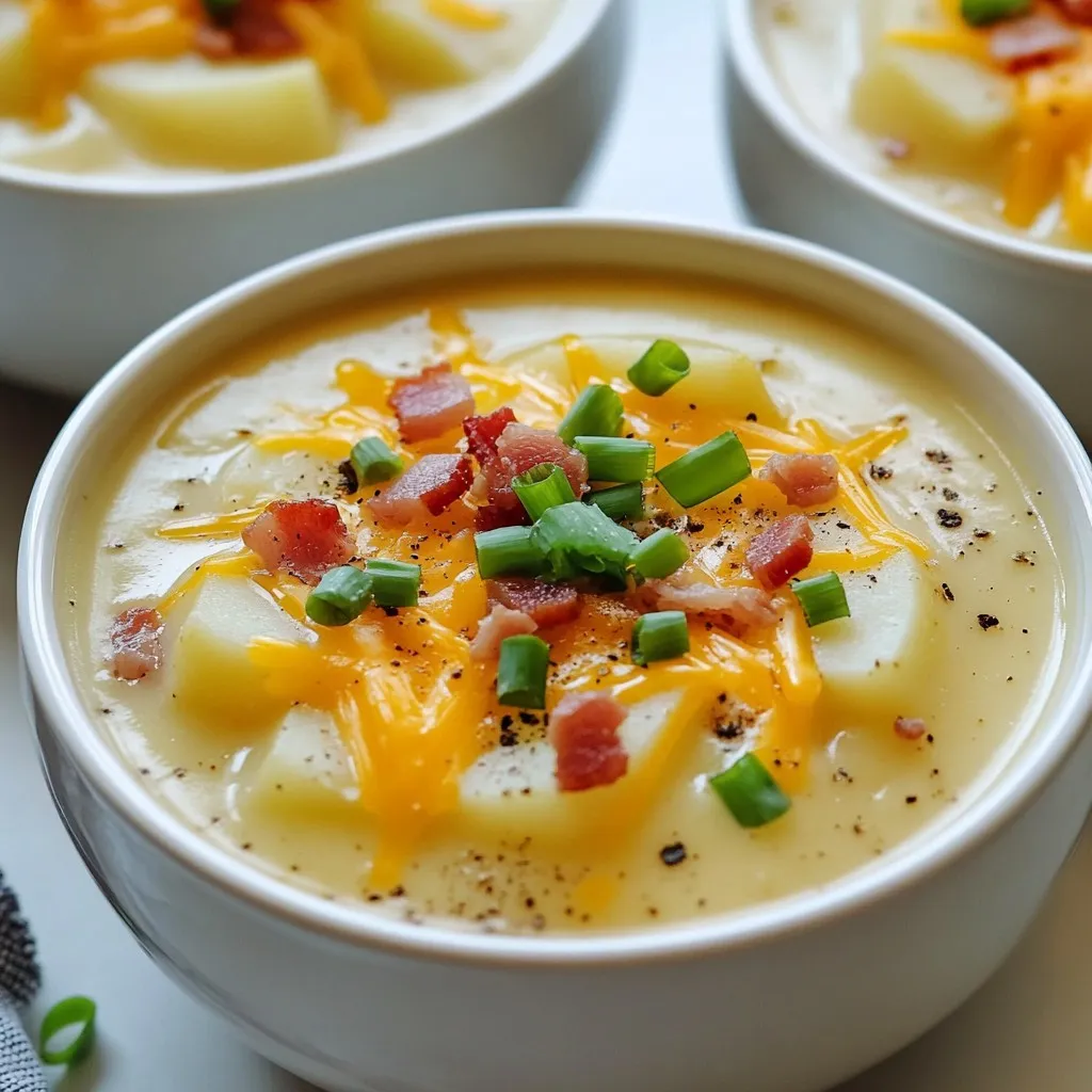 Loaded Potato Soup Comforting and Creamy Delight