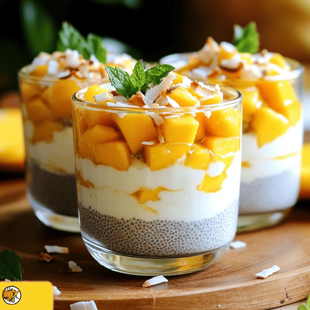 Mango Coconut Chia Pudding Simple and Tasty Delight