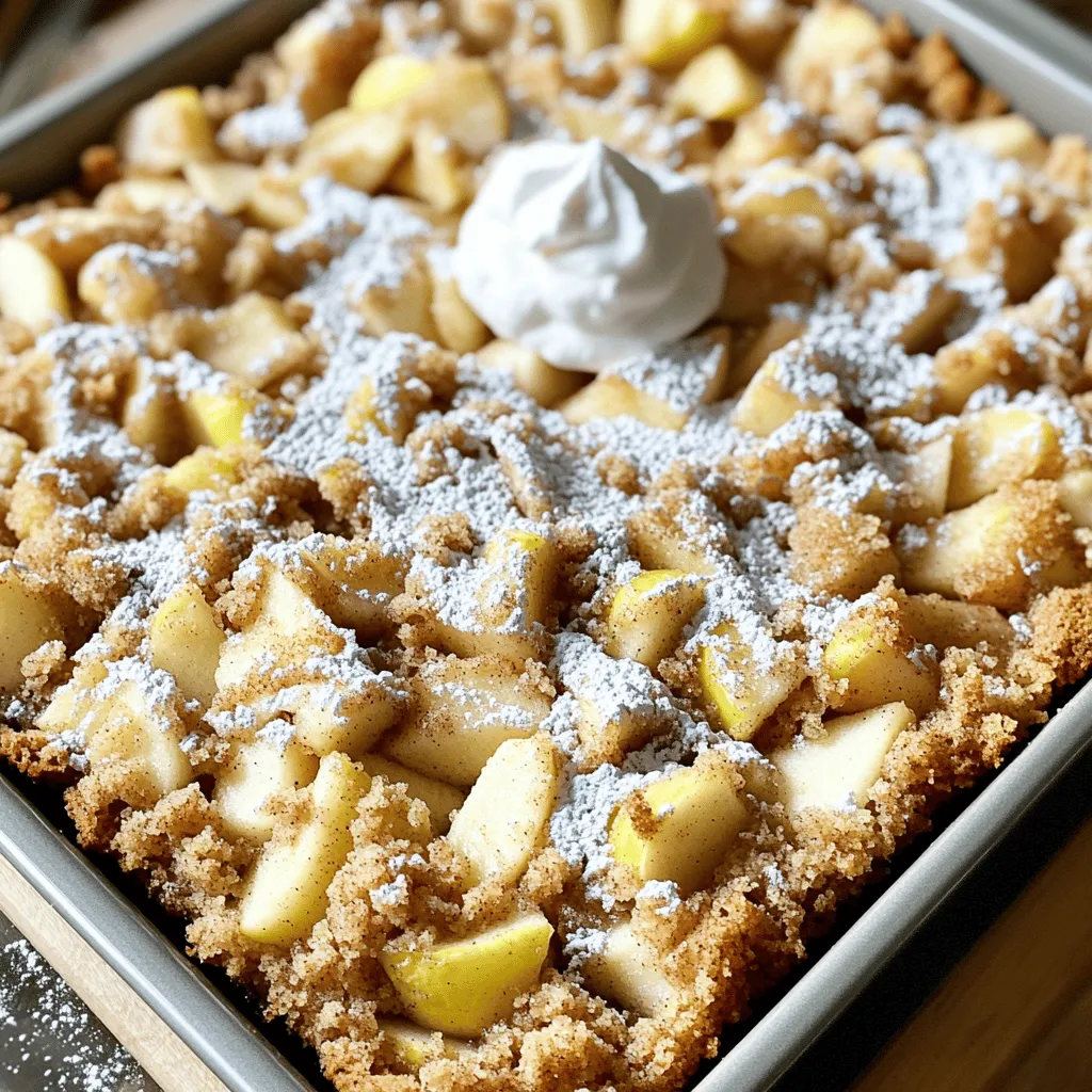 Cinnamon Apple Crumb Cake Delightful and Simple Treat