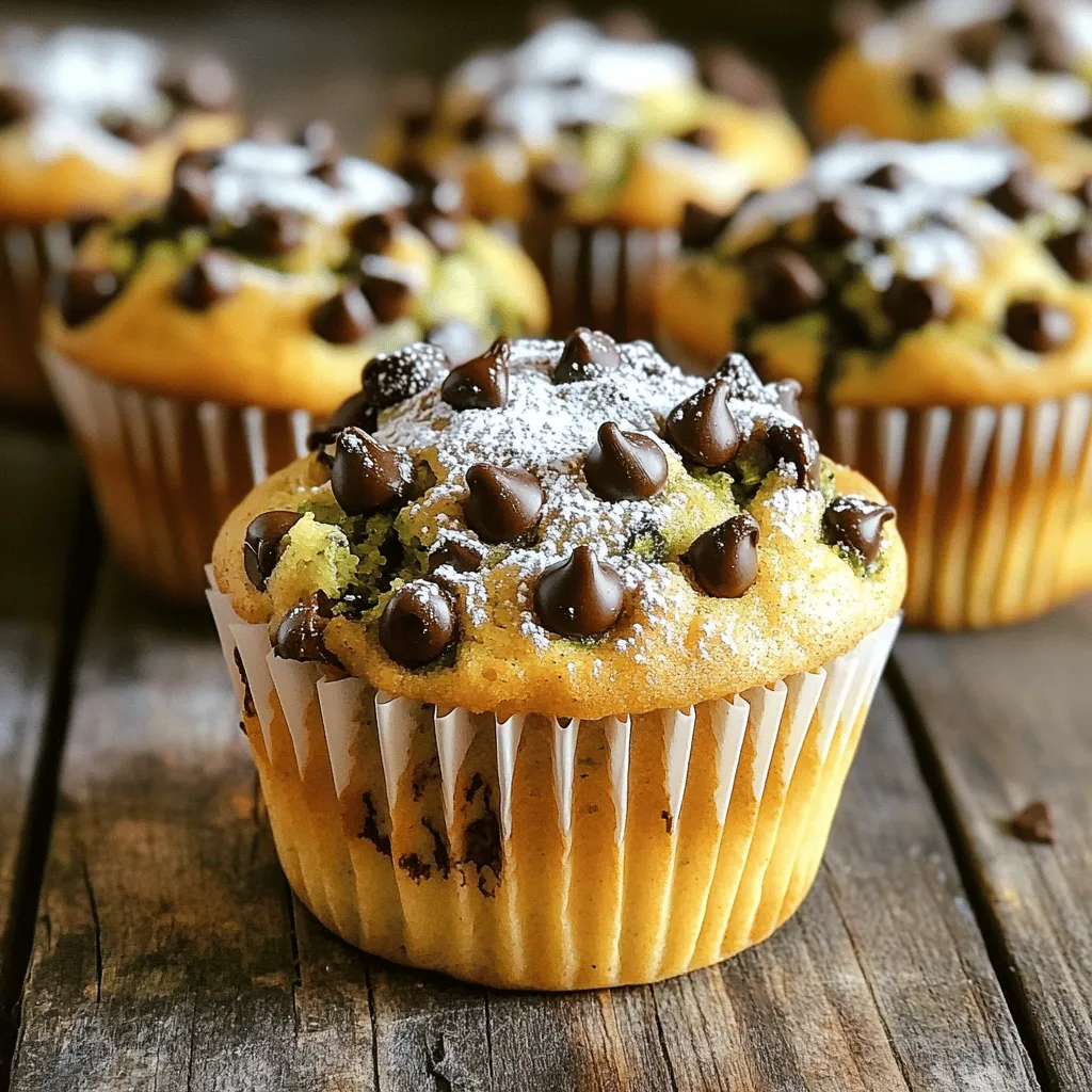 Zucchini Chocolate Chip Muffins Easy and Delicious Recipe