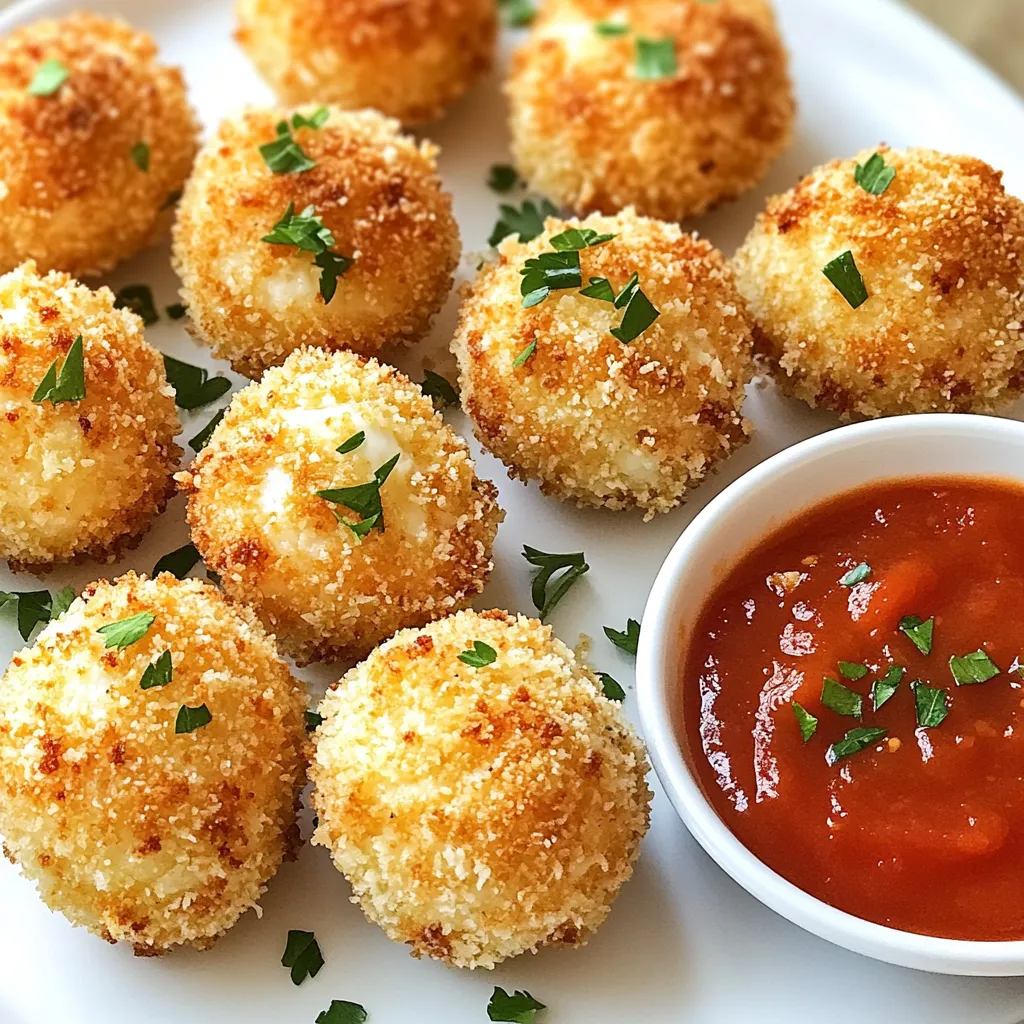 Parmesan Mozzarella Bites Tasty and Easy Recipe