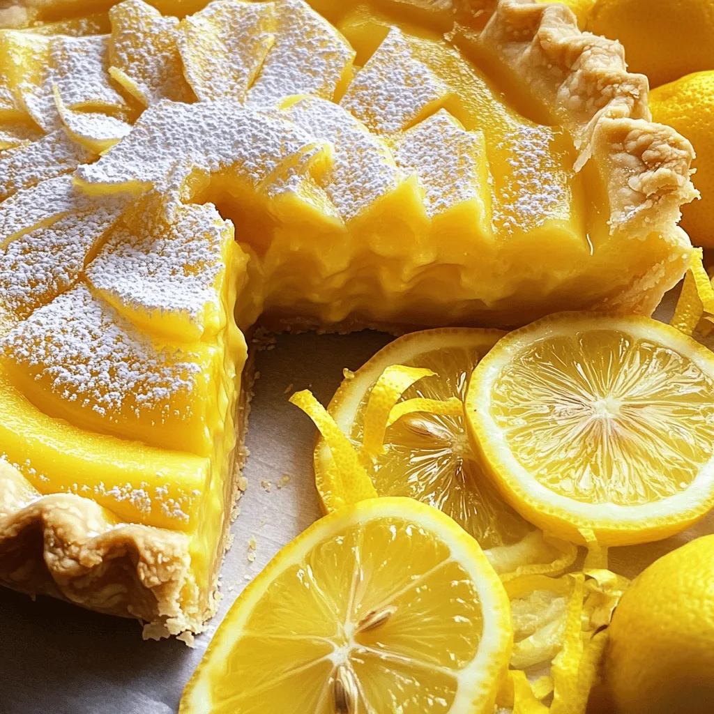 Lemon Impossible Pies Delightful Dessert Recipe