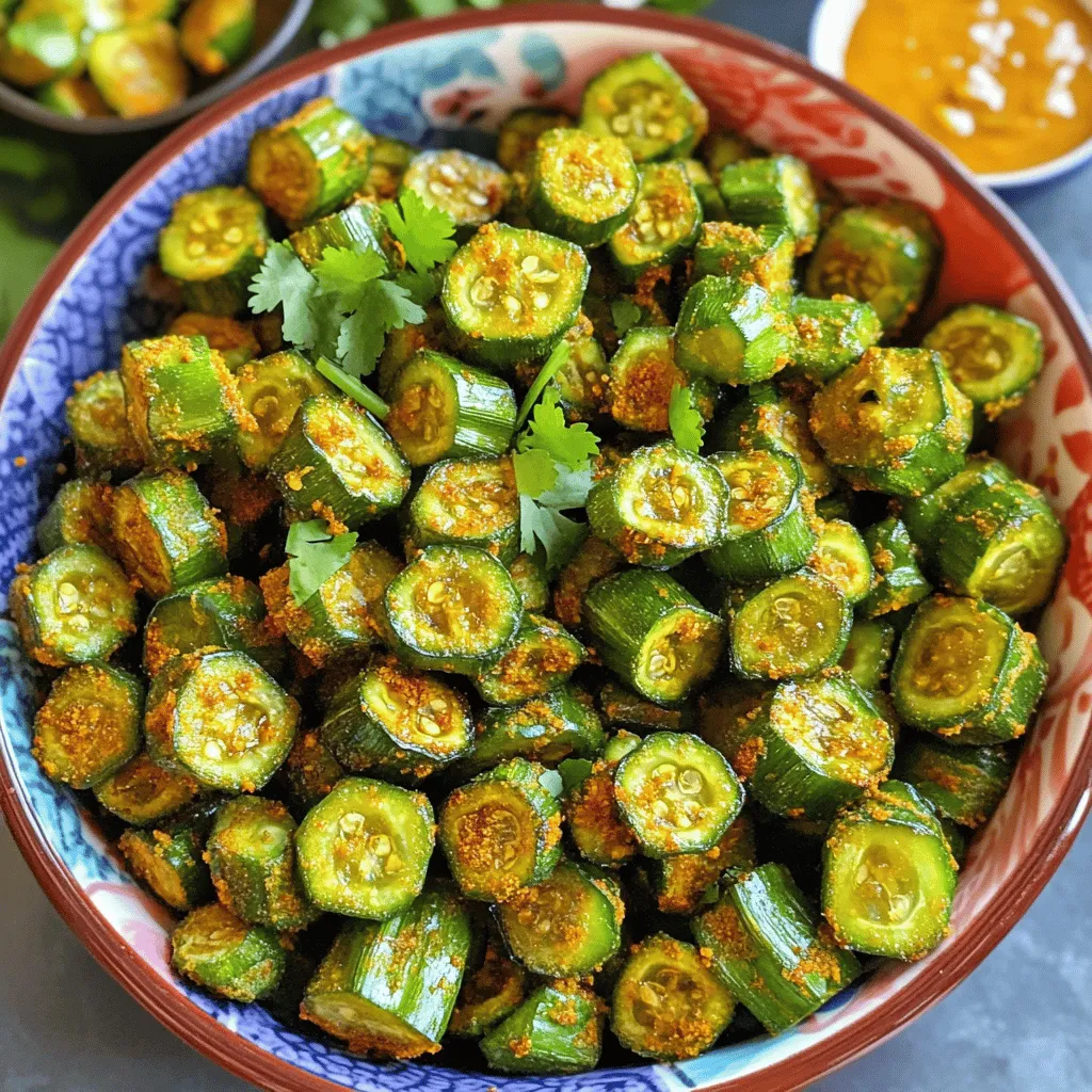 Crispy Bhindi Okra Fry Simple and Flavorful Delight