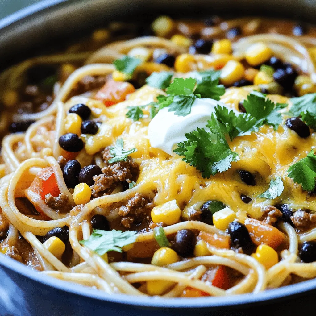 One Pot Taco Pasta Flavorful and Easy Meal Idea