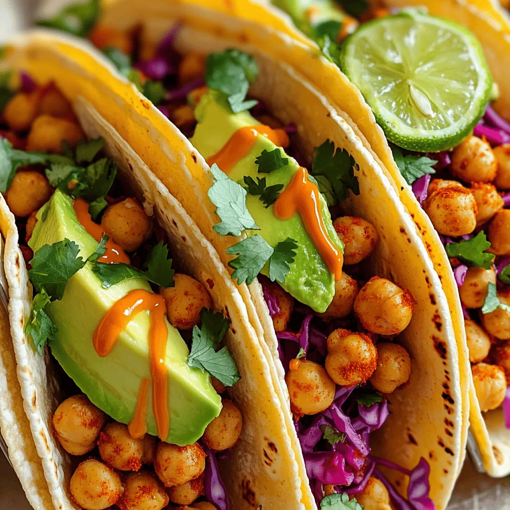 Spicy Chickpea Tacos Quick Dinner Delight