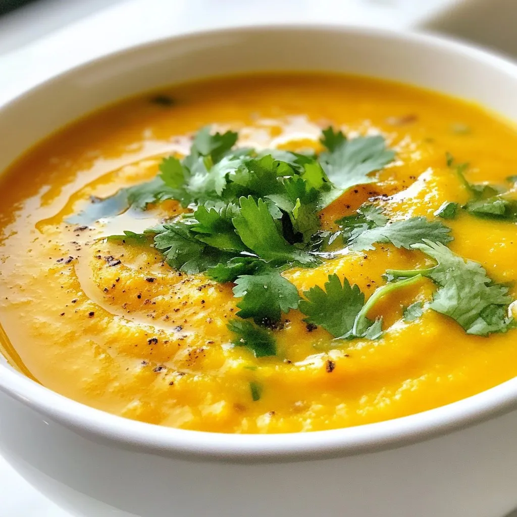 Carrot Lentil Soup Healthy and Flavorful Recipe