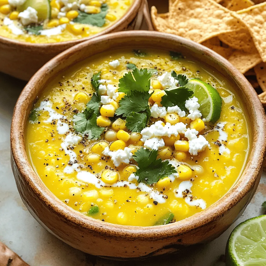 Mexican Street Corn Soup Rich and Flavorful Recipe