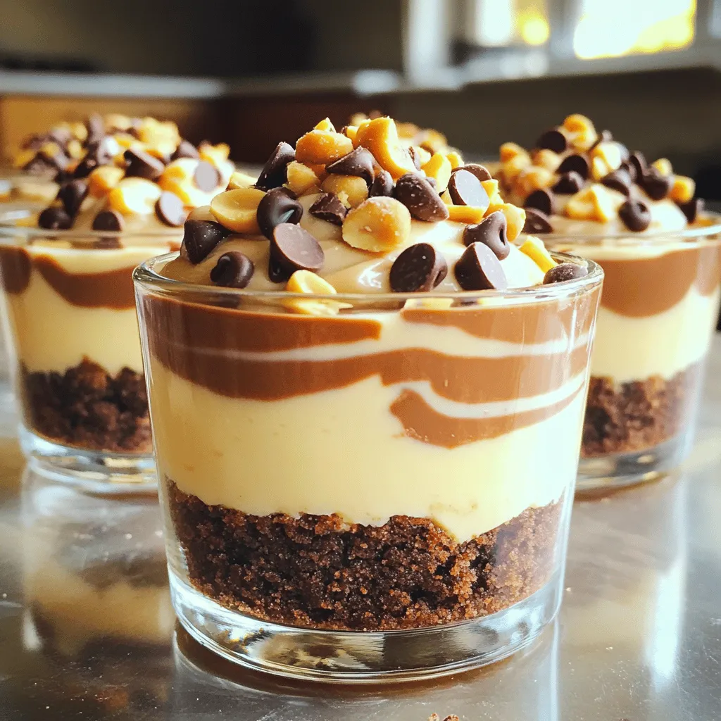 No-Bake Chocolate Peanut Butter Cheesecake Cups Delight