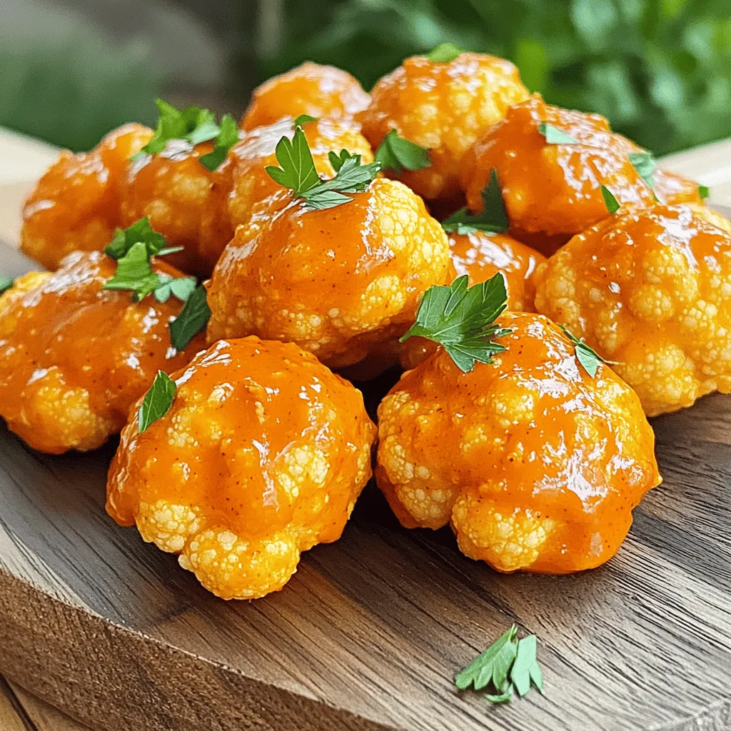 Buffalo Cauliflower Bites Tasty and Easy Recipe