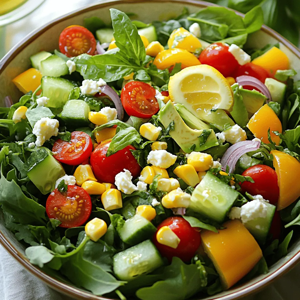 Easy Summer Dinner Salad Fresh and Flavorful Dish