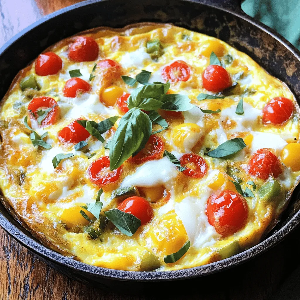 Cheesy Veggie Frittata Simple and Tasty Recipe