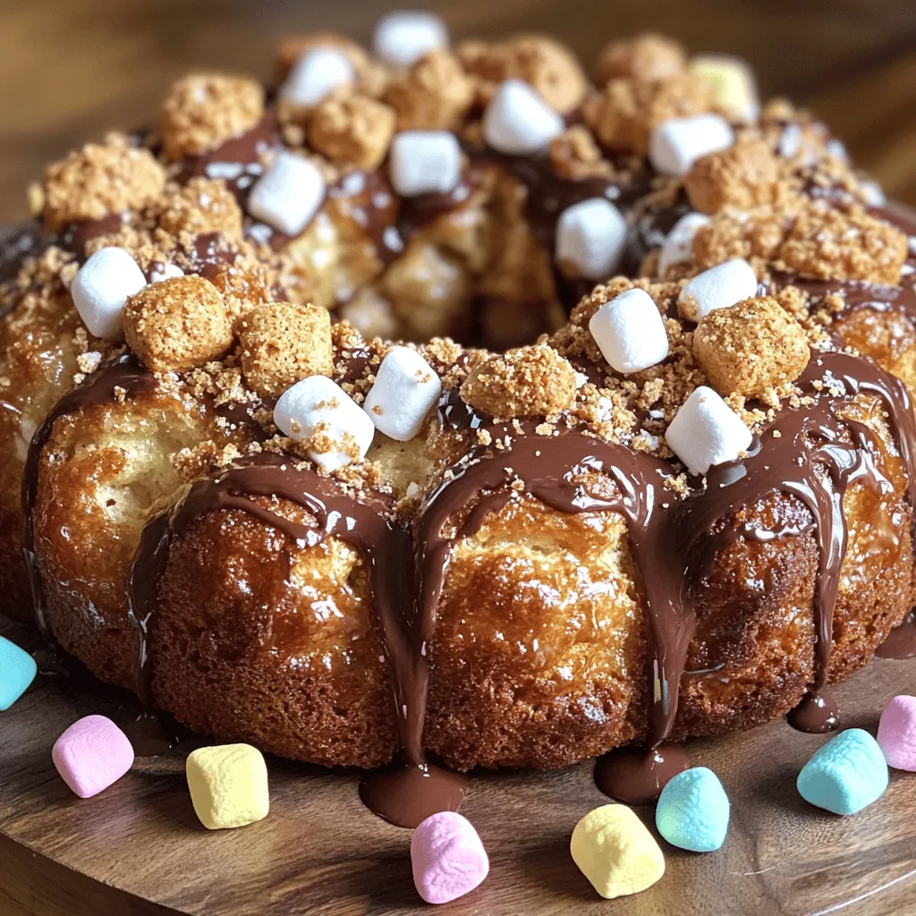 S&#8217;mores Monkey Bread Delightful and Easy Recipe