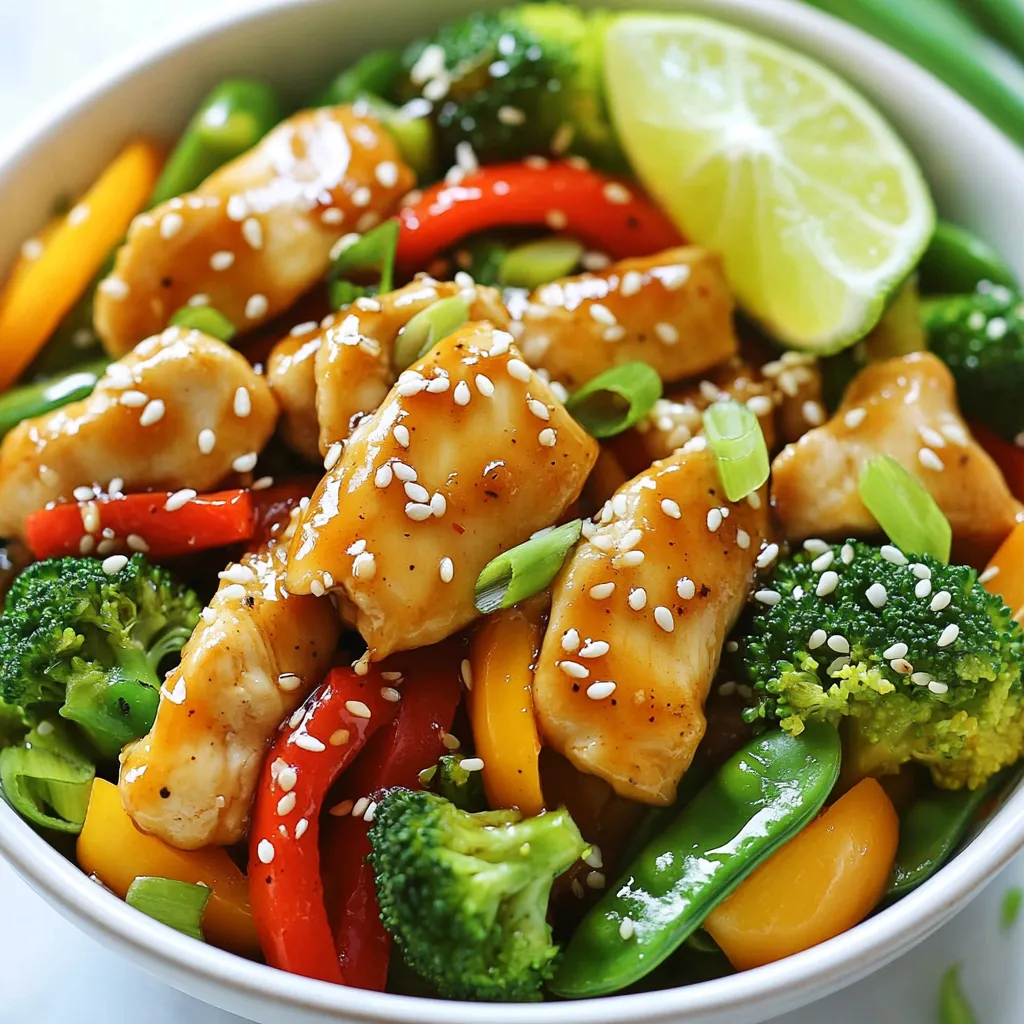 Honey Sesame Chicken Stir Fry Simple and Tasty Meal