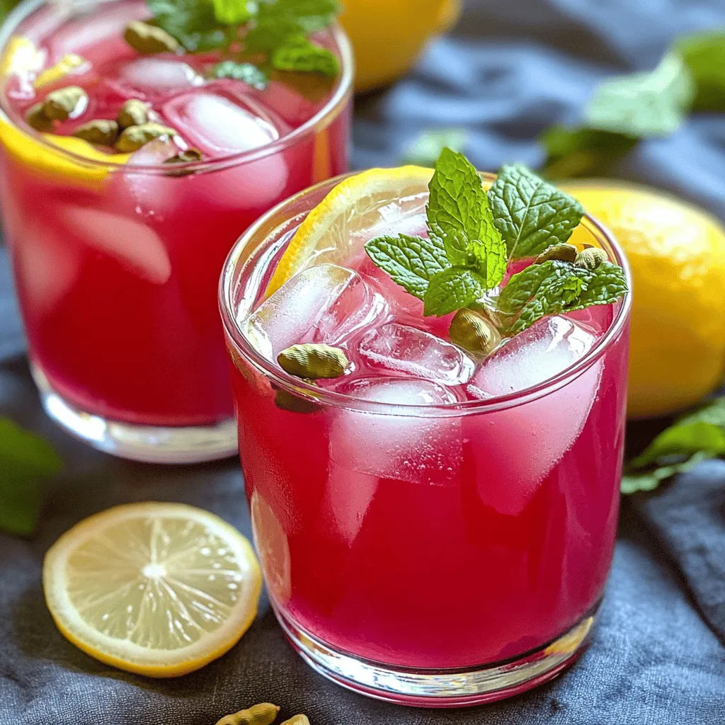 Plum Cardamom Iced Tea Irresistible Refreshing Drink