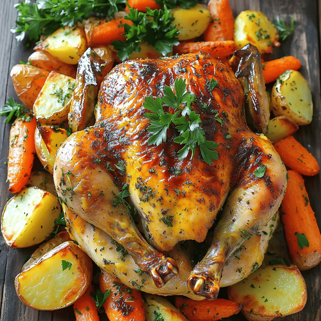 Garlic Butter Herb Roasted Chicken Flavorful Delight