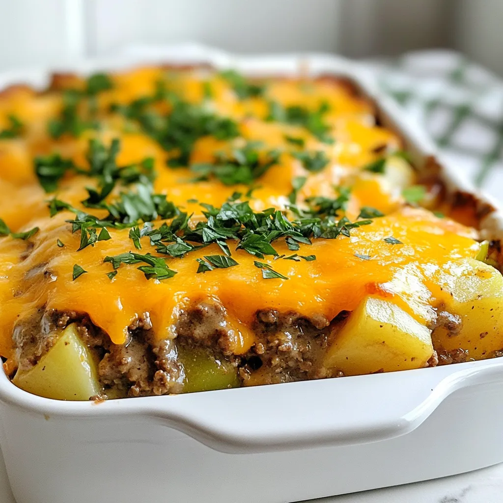 Hobo Ground Beef Casserole Savory and Hearty Meal