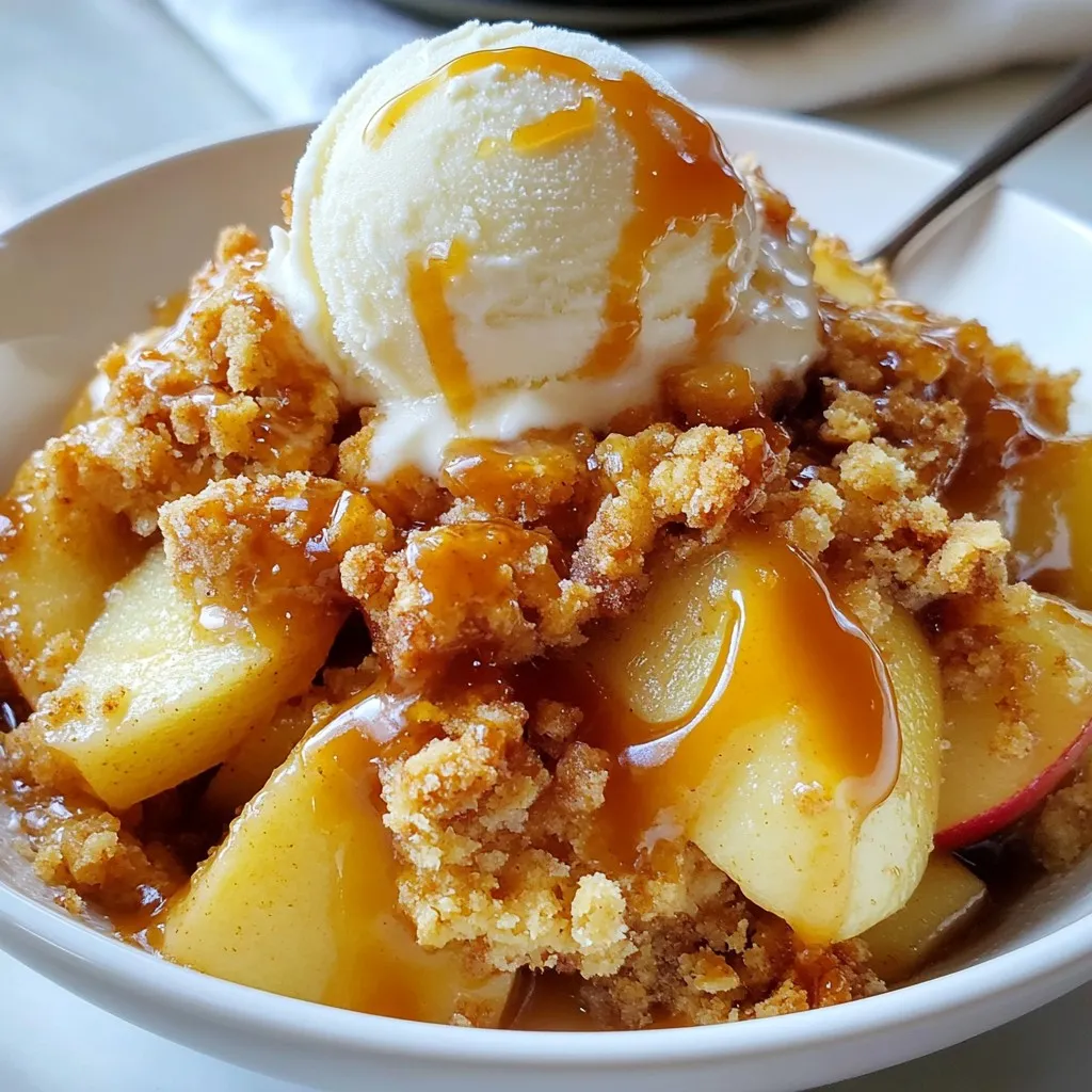 Caramel Apple Crumble Delightful and Easy Recipe