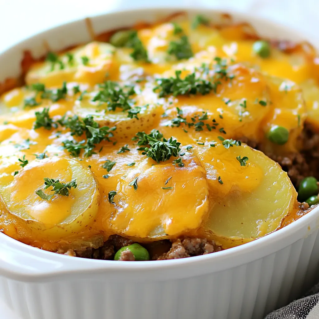 One Pot Beef Potato Casserole Easy Comfort Meal