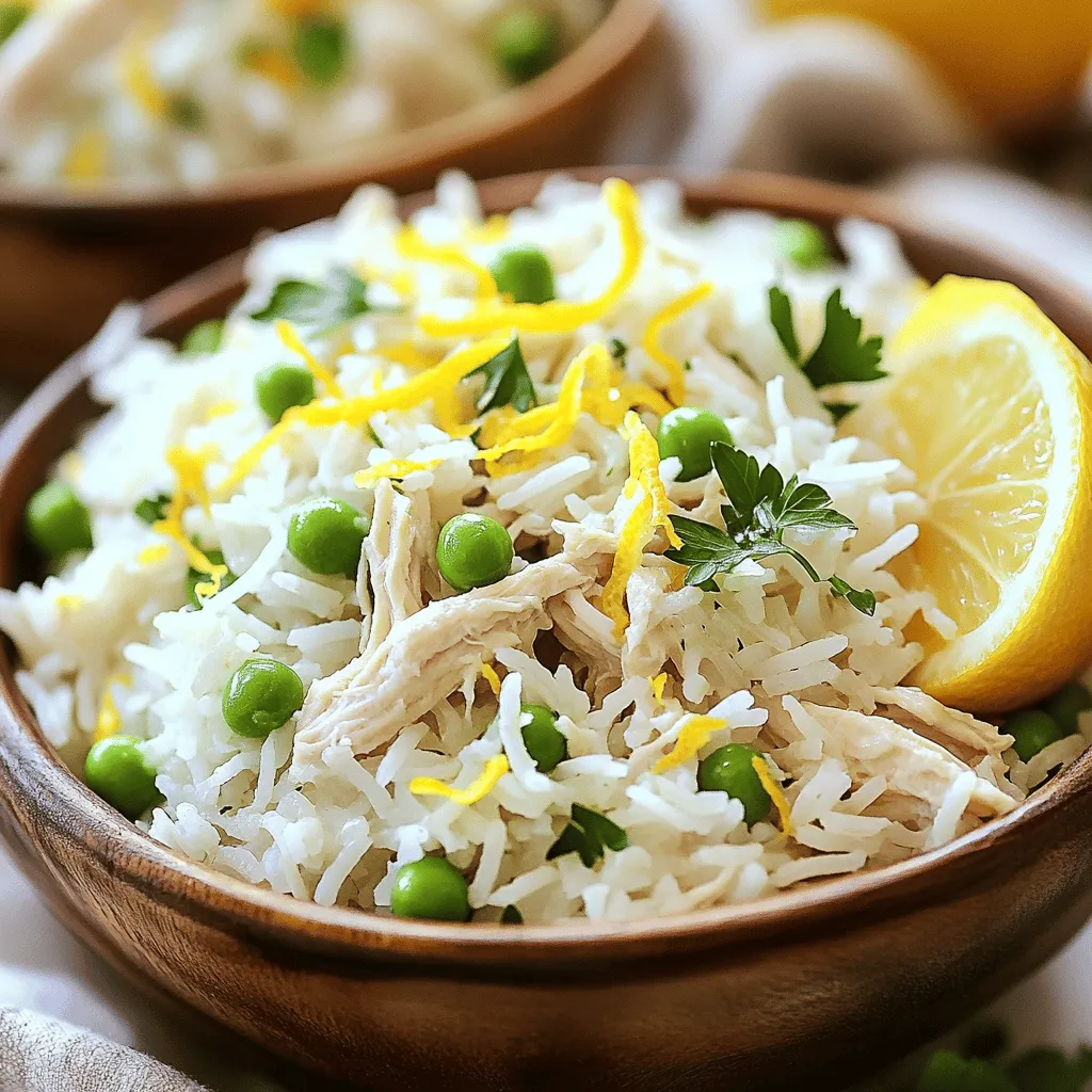 Slow Cooker Lemon Herb Chicken and Rice Delight