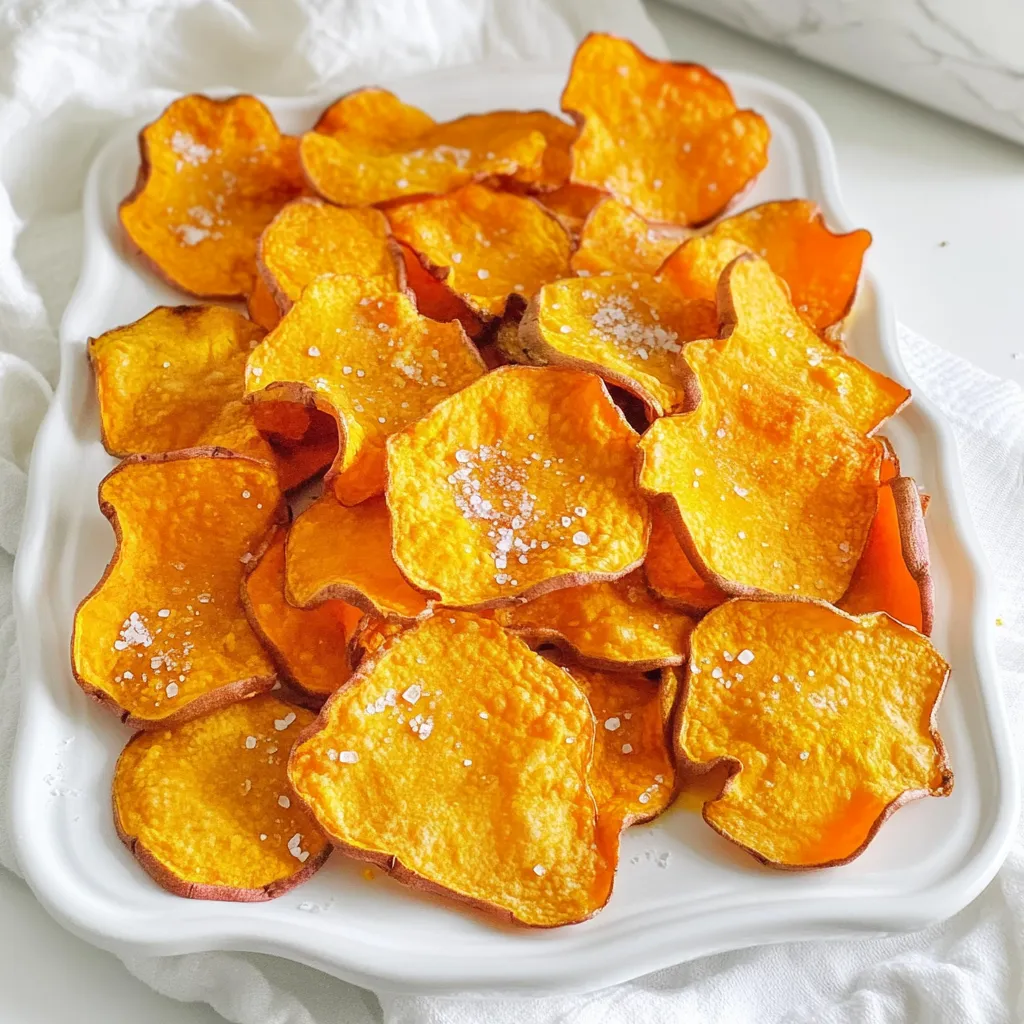 Air Fryer Sweet Potato Chips Crunchy and Tasty Snack