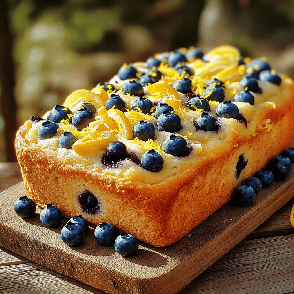 Lemon Blueberry Bread Fresh and Flavorful Delight
