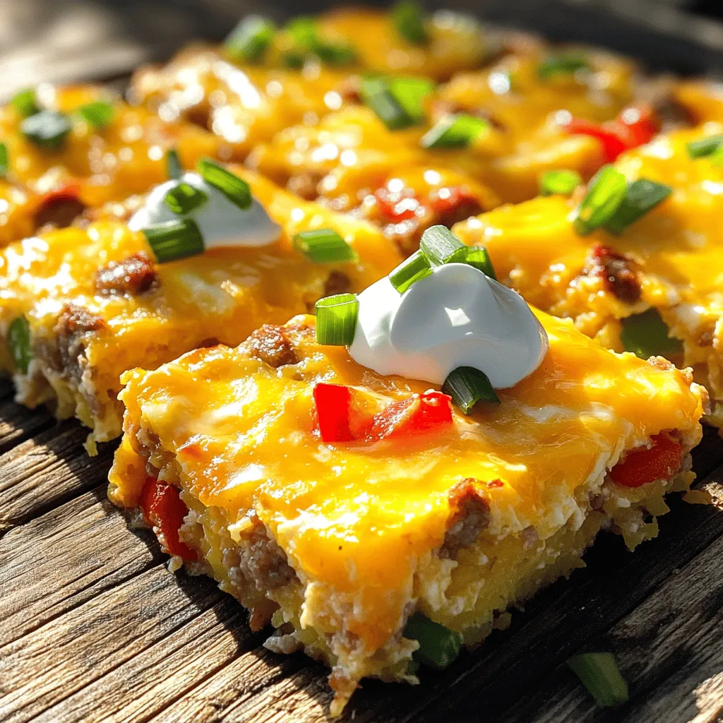 Sausage Breakfast Casserole Simple and Tasty Recipe