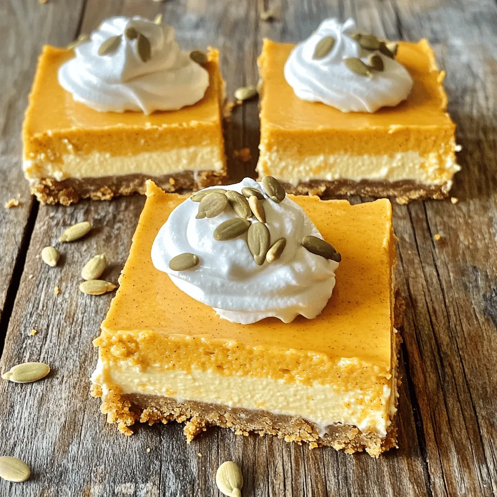 Pumpkin Cheesecake Bars Irresistible and Easy Recipe