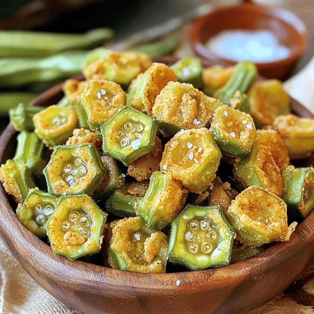 Southern Fried Okra Crispy and Flavorful Delight