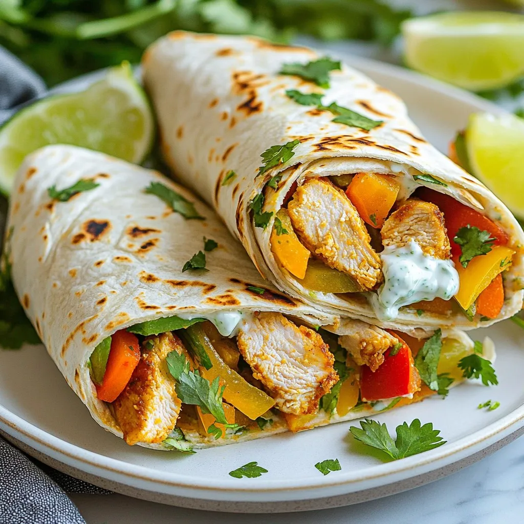 Sweet Chili Chicken Wraps Easy and Flavorful Recipe