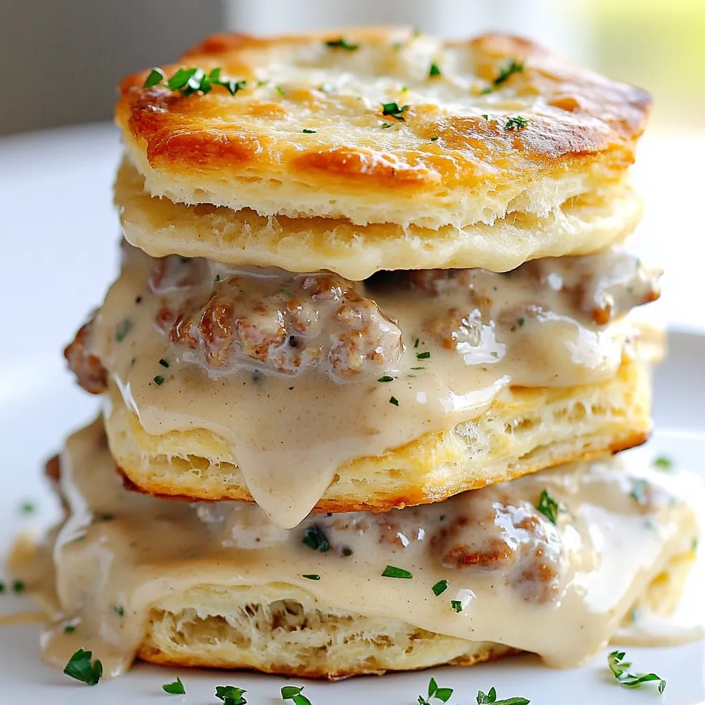 Classic Biscuits and Gravy Simple Comfort Food Recipe