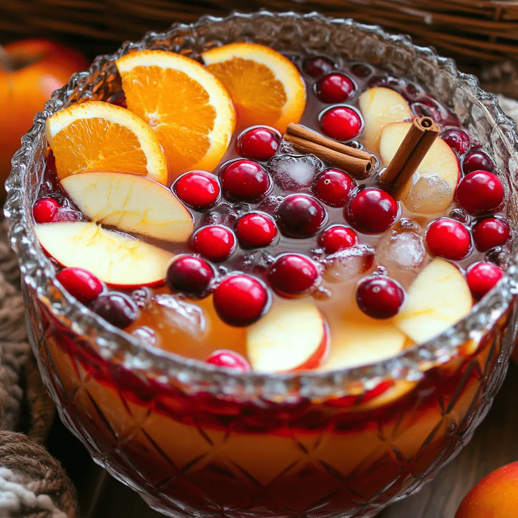 Non Alcoholic Autumn Harvest Punch Refreshing Recipe