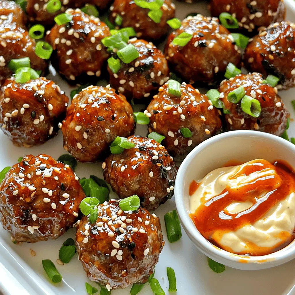 - 1 lb ground beef - 1/2 cup panko breadcrumbs - 1/4 cup green onions, finely chopped - 2 cloves garlic, minced - 2 tablespoons soy sauce - 1 tablespoon sesame oil - 1 tablespoon ginger, grated - 1 teaspoon sugar - 1/2 teaspoon black pepper - 1/4 teaspoon red pepper flakes