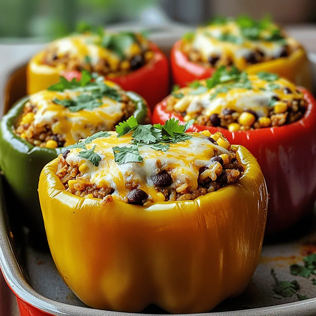Taco Stuffed Bell Peppers Flavorful and Easy Recipe