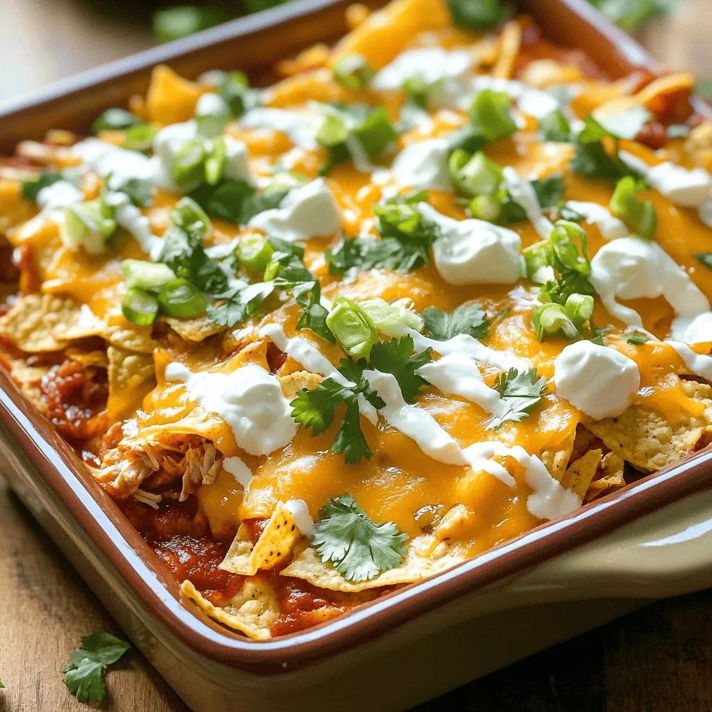 Baked Chicken Chilaquiles Casserole Tasty and Simple