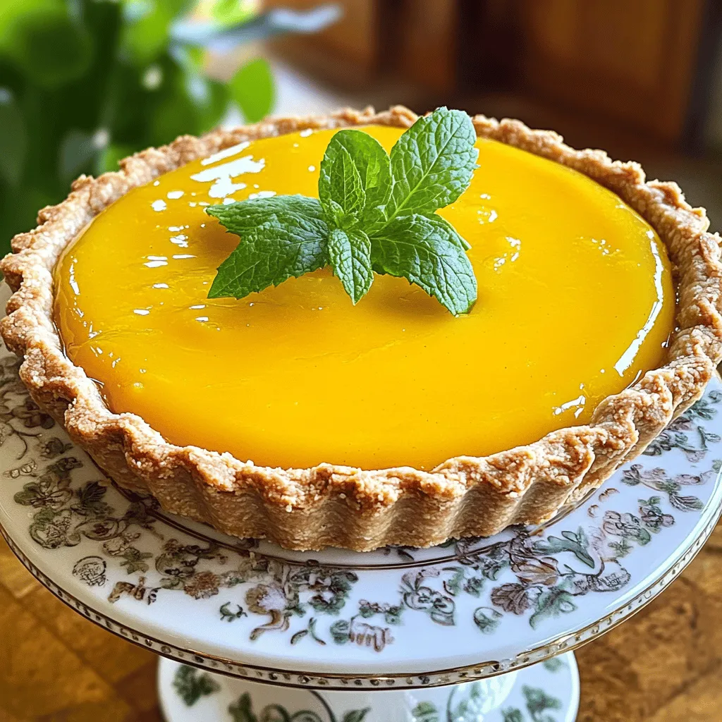 Mango Curd Tart Delightful and Easy Dessert Recipe