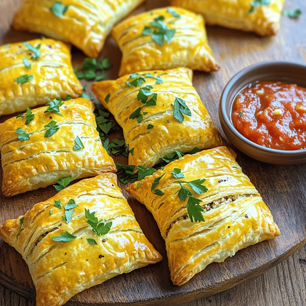 Garlic Chicken Puffs Tasty and Simple Snack Idea