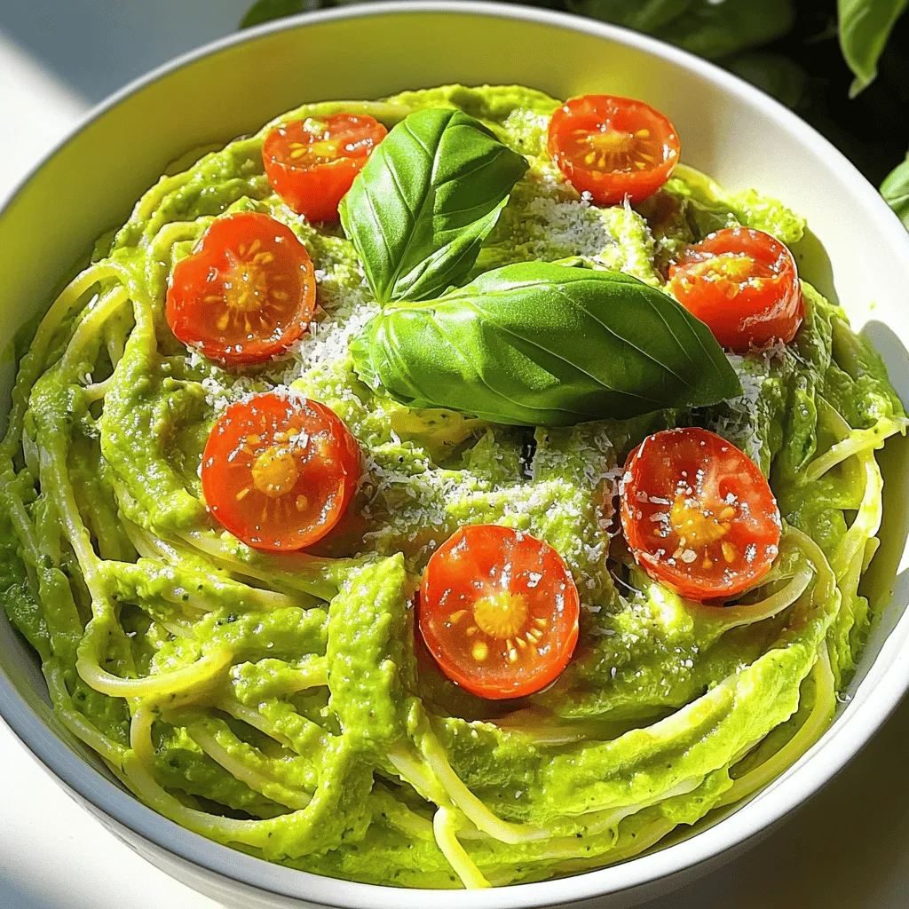 Creamy Avocado Pasta Simple and Flavorful Recipe