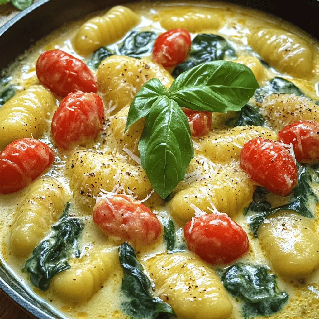 Creamy Tuscan Gnocchi Skillet Quick and Easy Recipe