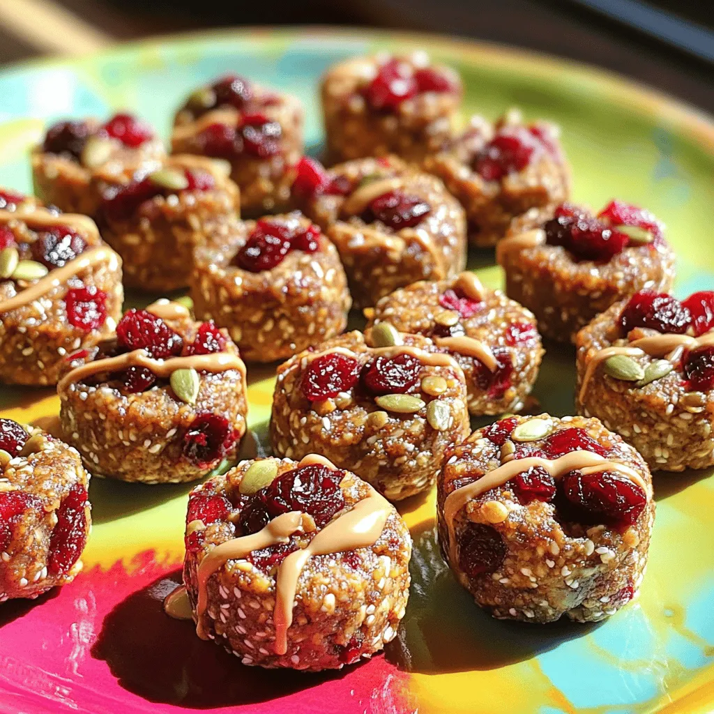 Cherry Tahini Energy Bites Healthy Snack Recipe