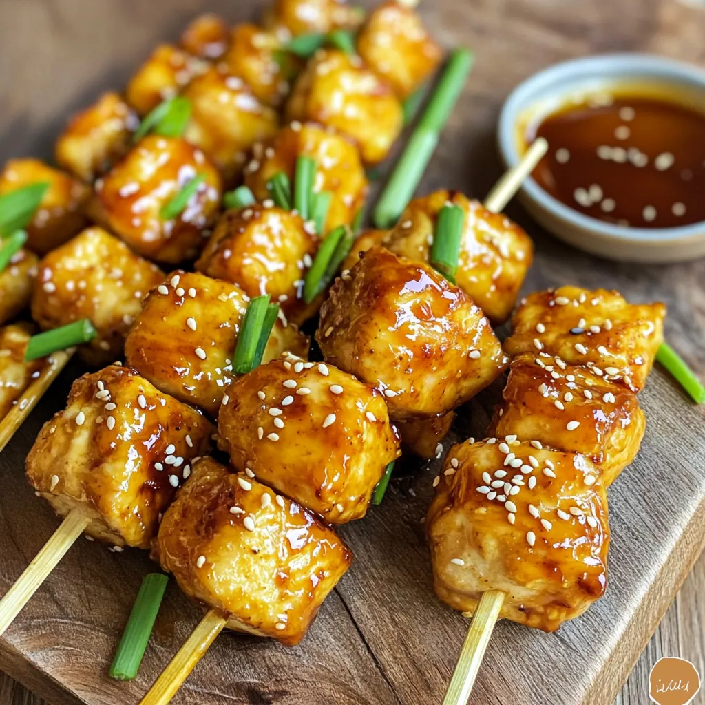 Air Fryer Teriyaki Chicken Skewers Tasty Dinner Ideas