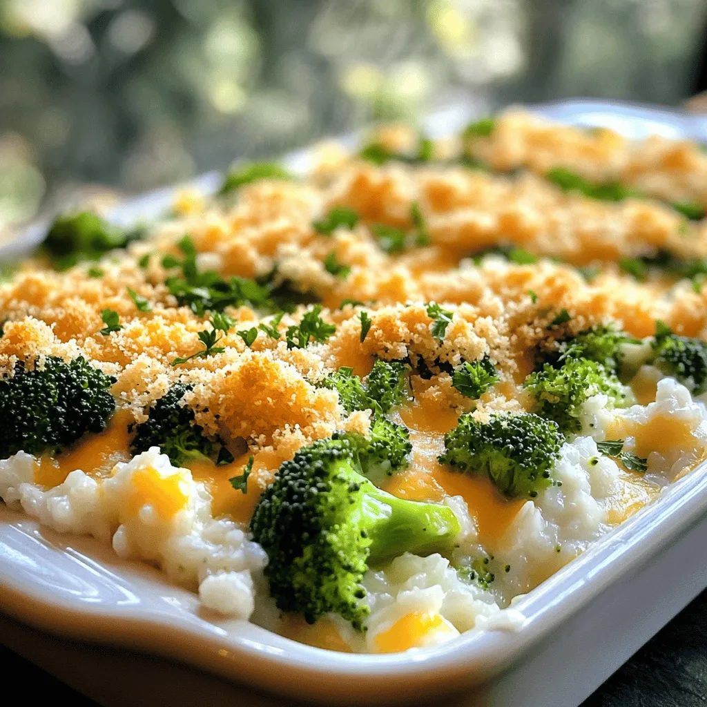 Cheesy Broccoli Casserole Comforting Family Favorite