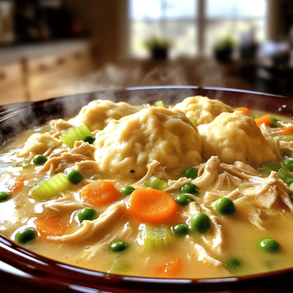 Savory Slow Cooker Chicken And Dumplings Recipe