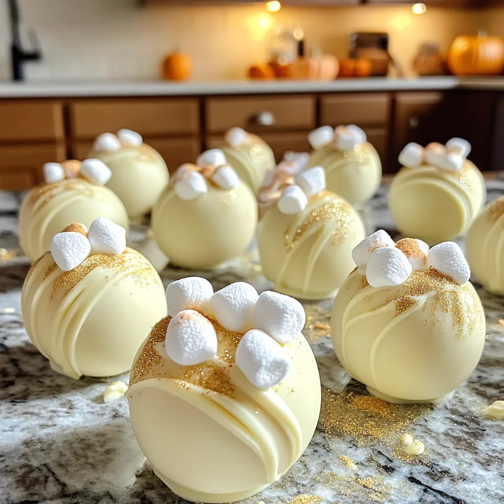 Pumpkin Spice Hot Chocolate Bombs Simple and Rich Treat