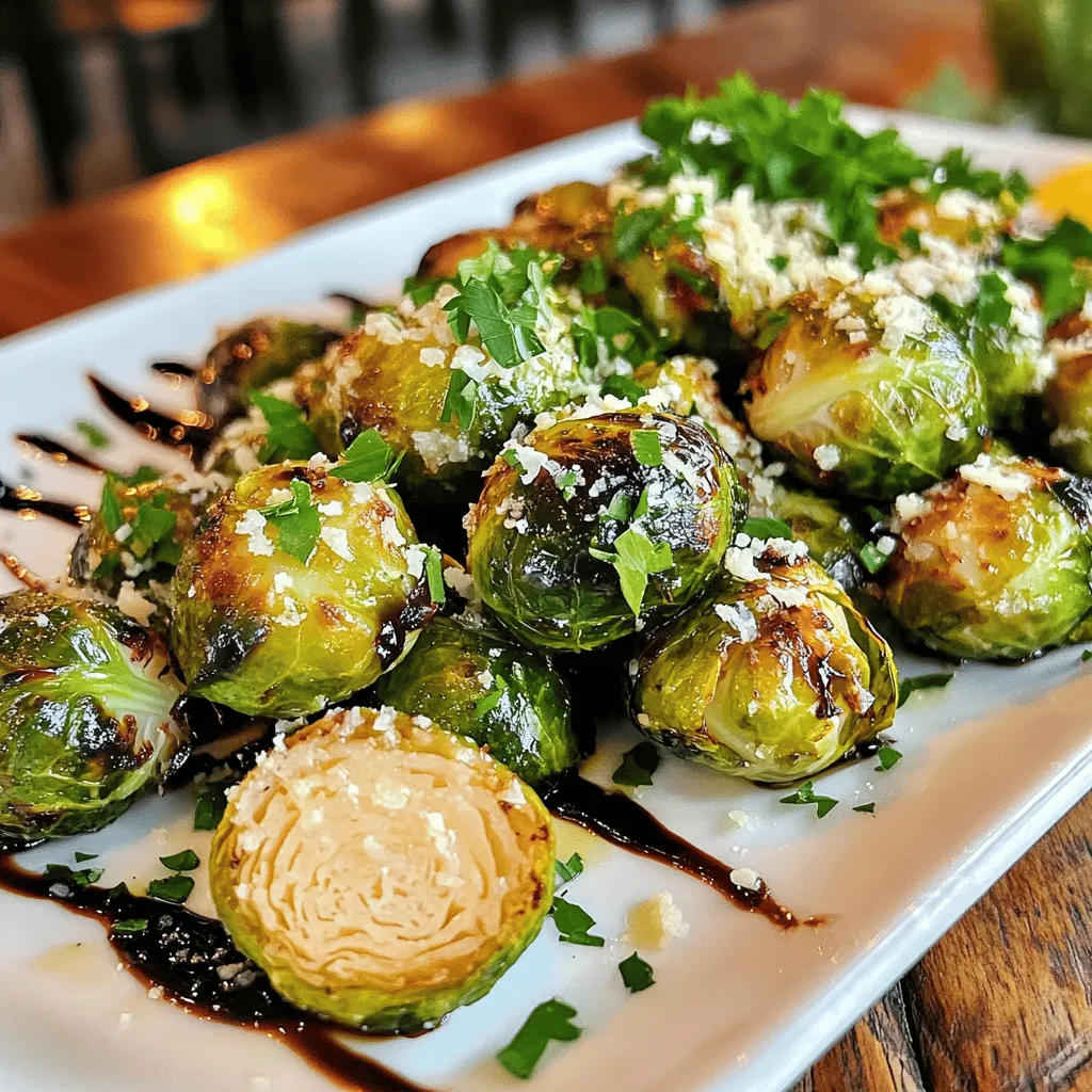 Crispy Garlic Parmesan Brussels Sprouts Irresistible Treat