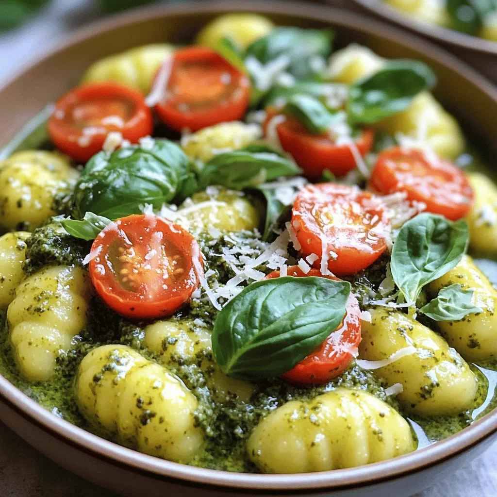 Creamy Pesto Gnocchi Skillet Flavorful One-Pan Dish