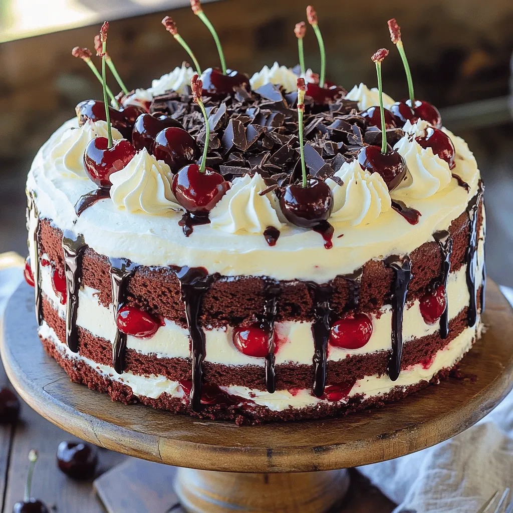 Black Forest Cake Delightful and Easy Recipe Steps