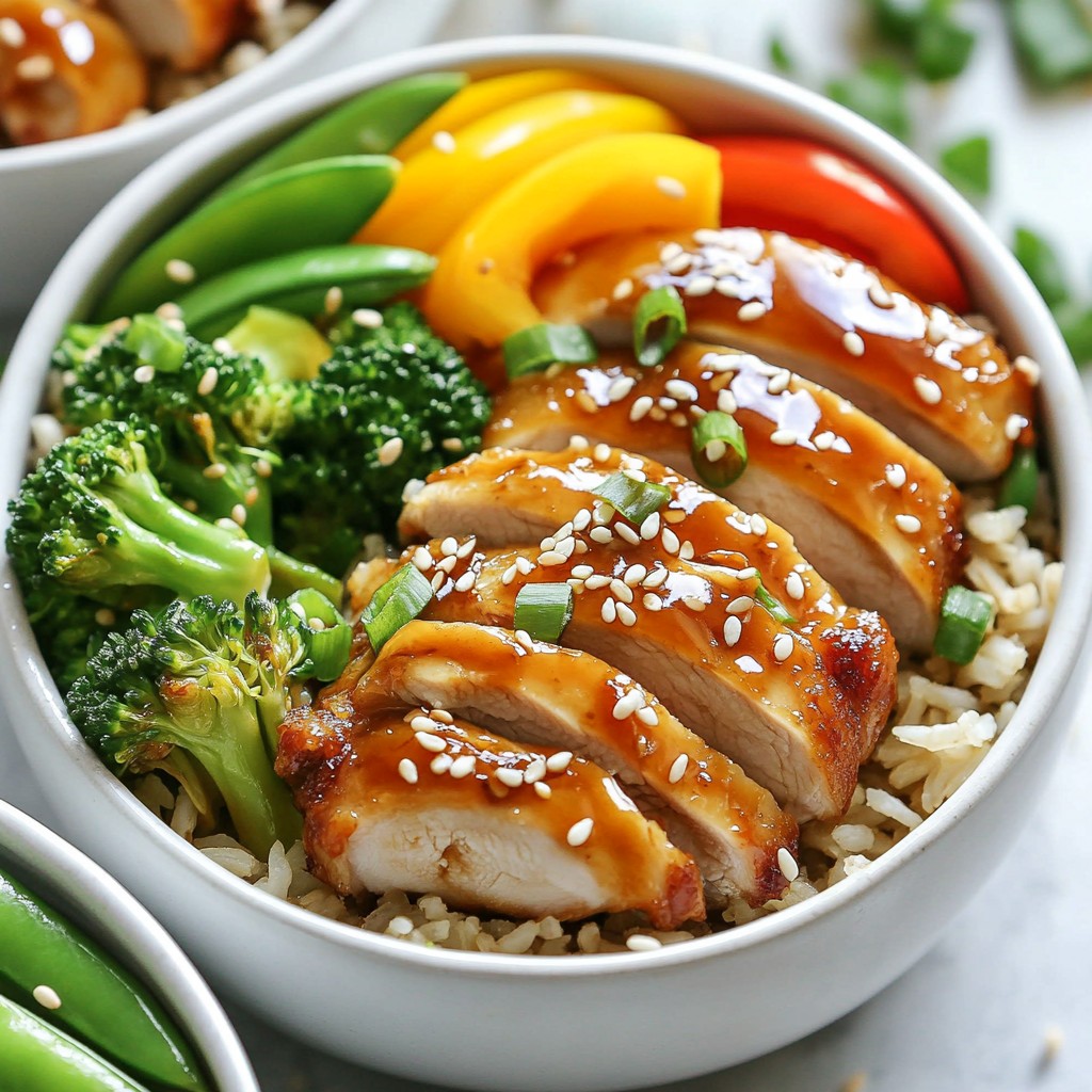 Meal Prep Teriyaki Chicken Bowls for Quick Dinners