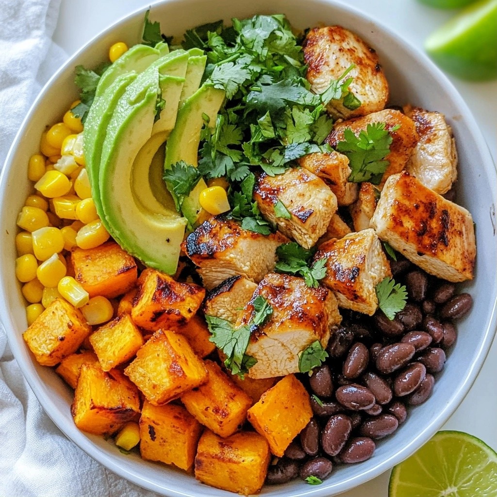 Easy High-Protein Chicken and Sweet Potato Bowls Delight