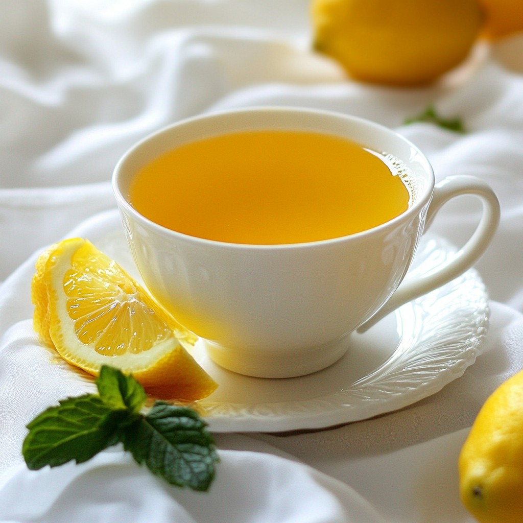 Honey Lemon Ginger Tea Refreshing and Healthy Drink